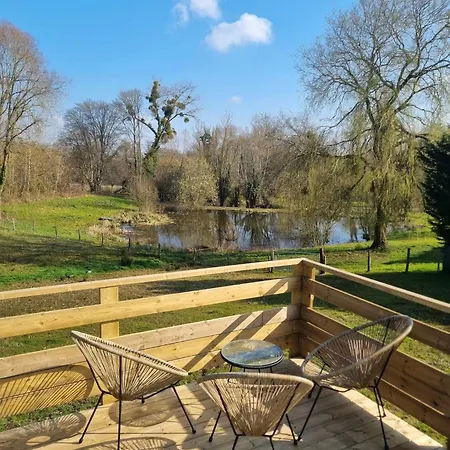 La Goutte D'eau - Baby Foot - 6 Personnes Lits King & Queen Size - Terrasse Vue Etang Apartmán