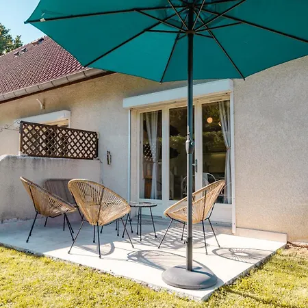 Apartmán La Goutte D'eau - Baby Foot - 6 Personnes Lits King & Queen Size - Terrasse Vue Etang Saint-Josse