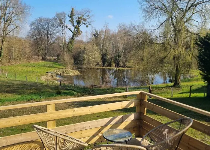 La Goutte D'eau - Baby Foot - 6 Personnes Lits King & Queen Size - Terrasse Vue Etang Apartment